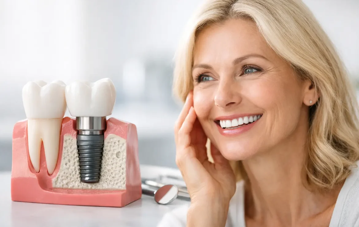 Implante dentare në Tiranë për një buzëqeshje të plotë