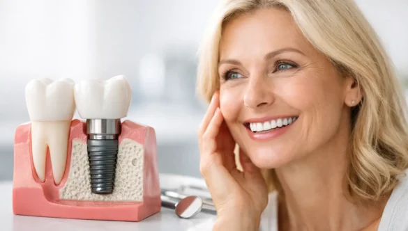 Implante dentare në Tiranë për një buzëqeshje të plotë