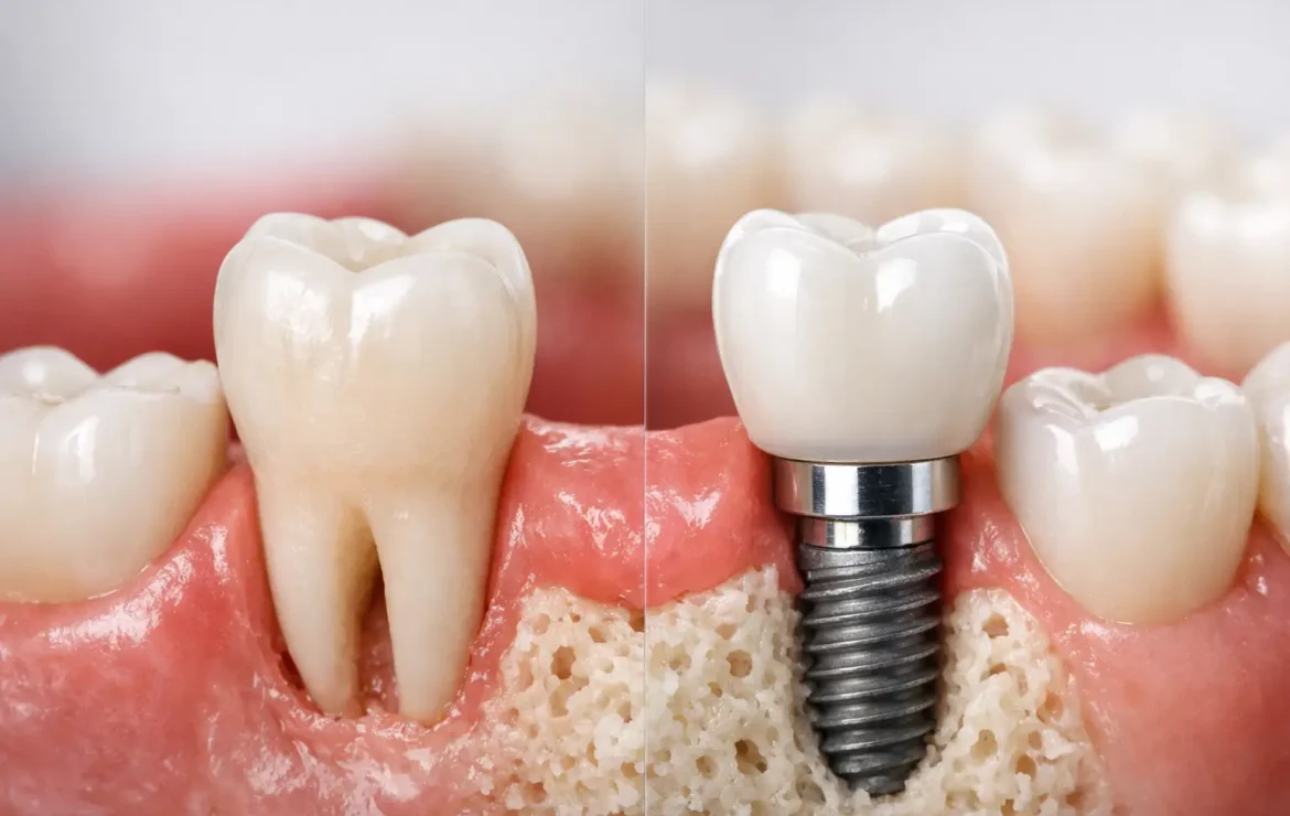 Dhëmb natyral apo implant: cili ruhet më mirë?
