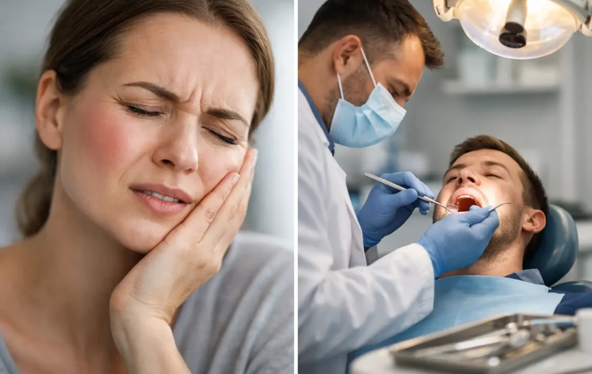 Rasti i abscesit dentar dhe trajtimi urgjent