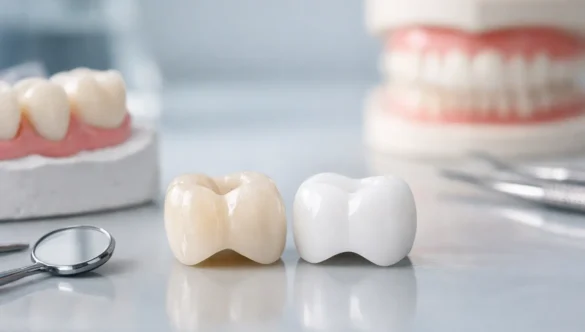 Kurora porcelani apo zirkoni: cila ju përshtatet?